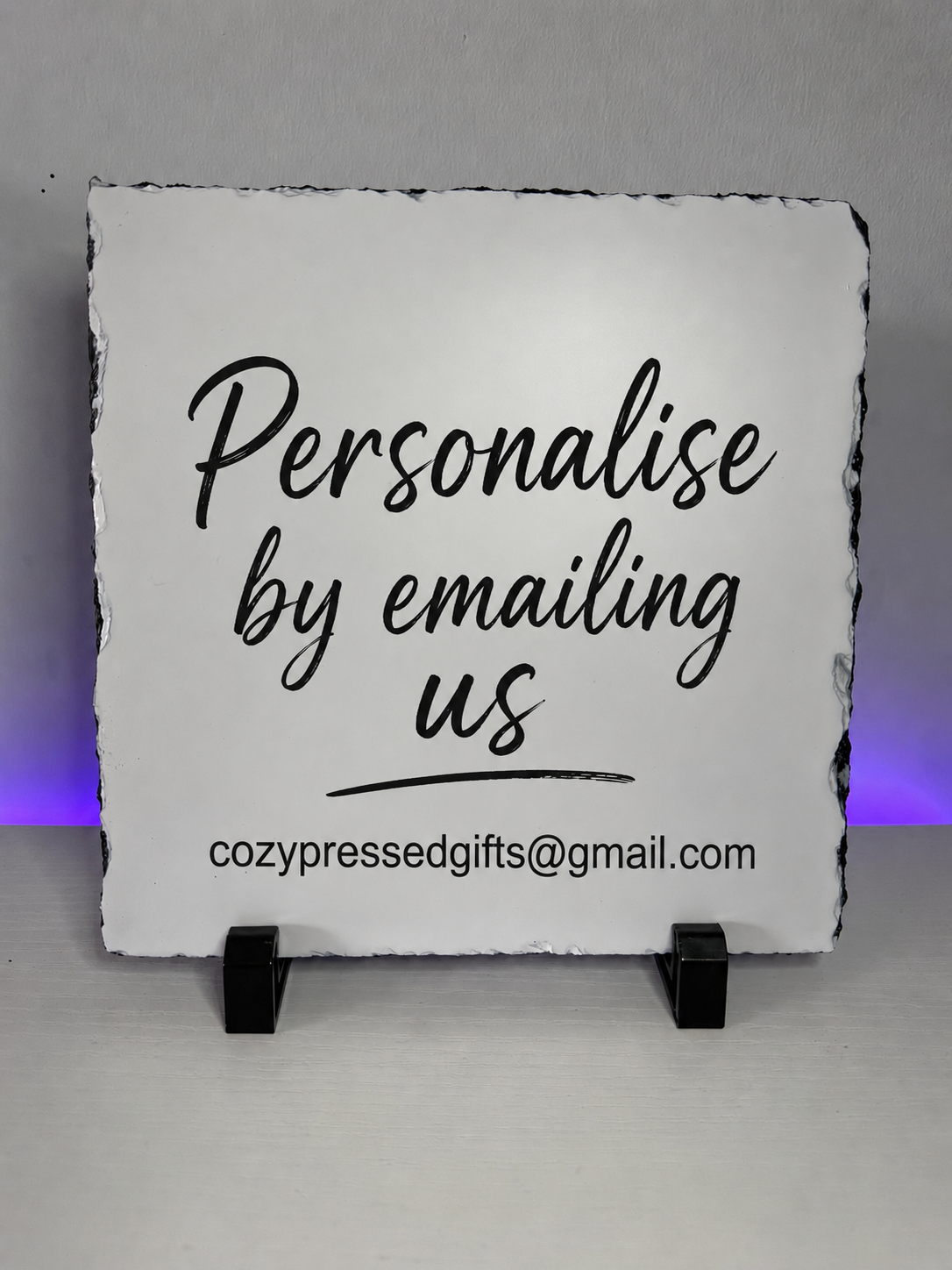 Personalised slate